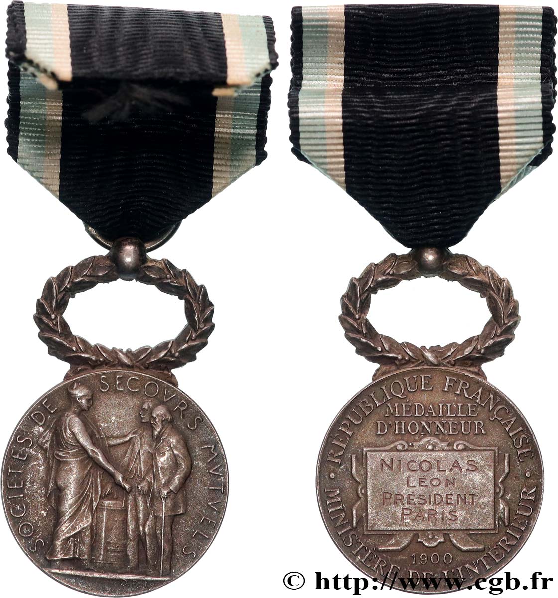 ASSURANCES Médaille, Société de secours mutuels AU