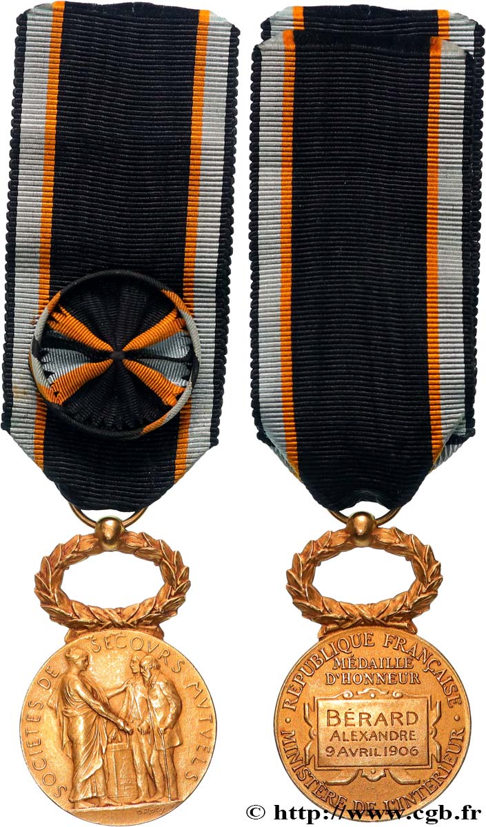 ASSURANCES Médaille, Société de secours mutuels TTB+