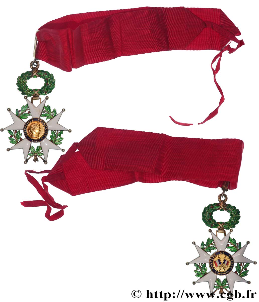 TERCERA REPUBLICA FRANCESA Légion d’Honneur - Commandeur MBC+