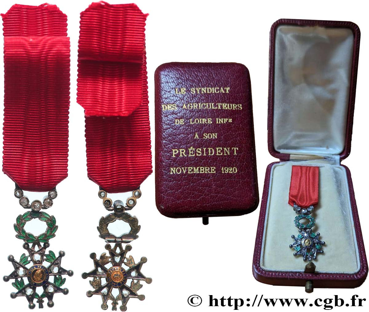 TERZA REPUBBLICA FRANCESE Légion d’Honneur, réduction - Chevalier q.SPL