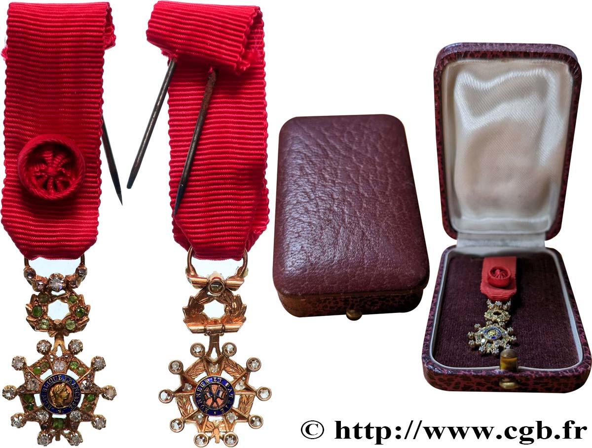 TERCERA REPUBLICA FRANCESA Légion d’Honneur, réduction - Officier EBC