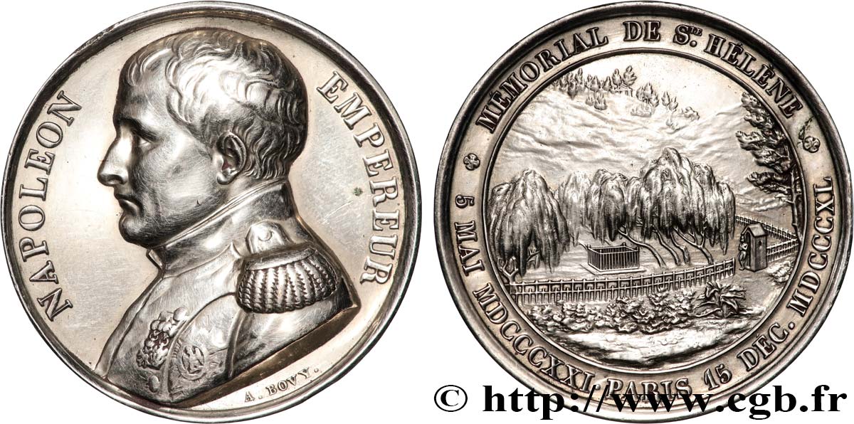 LOUIS-PHILIPPE I Médaille du mémorial de St-Hélène XF