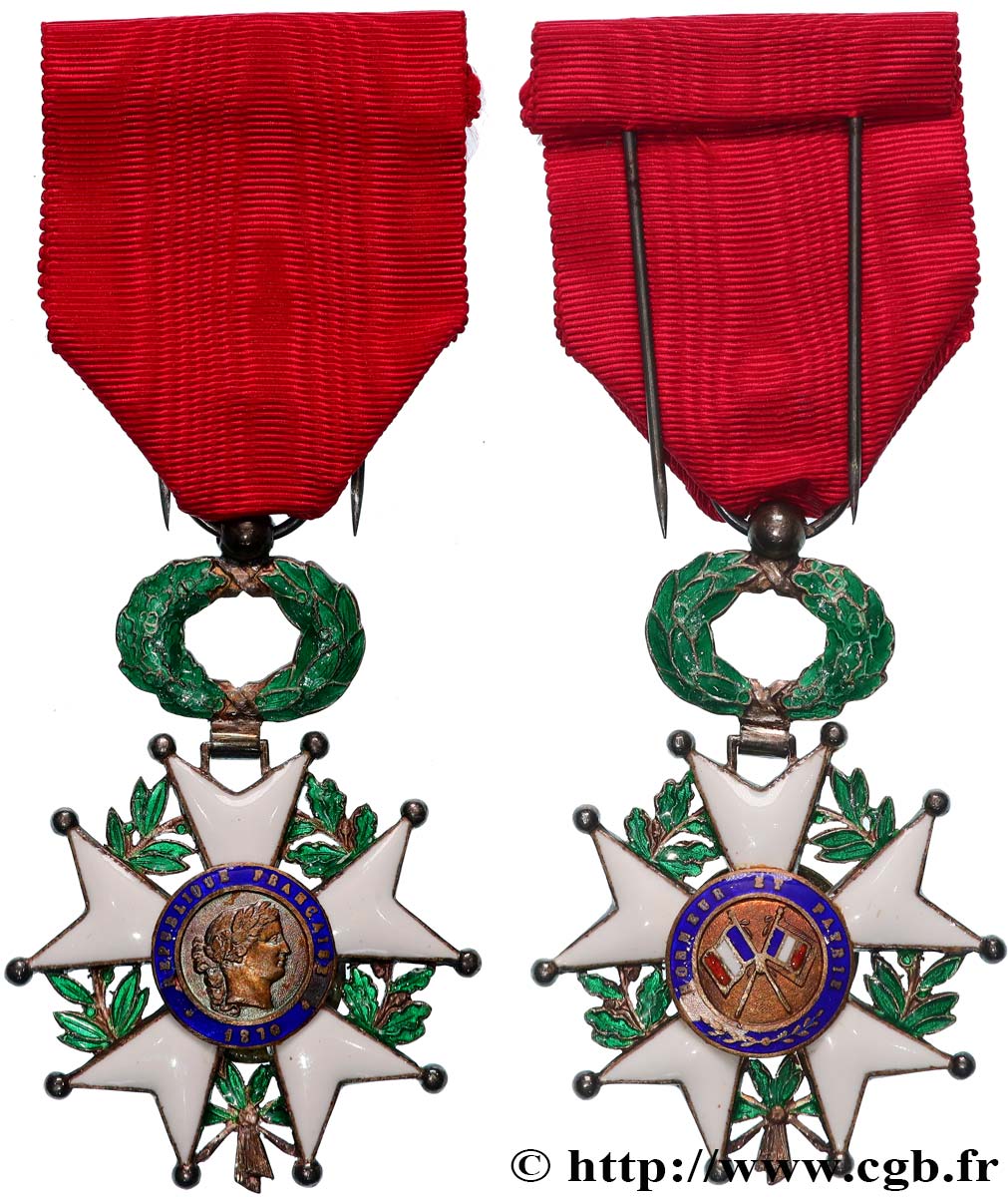 TERCERA REPUBLICA FRANCESA Légion d’Honneur - Chevalier MBC