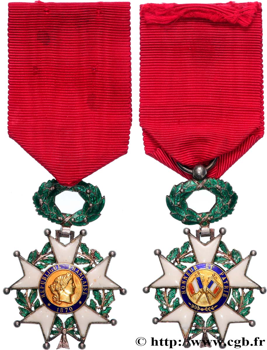 TERZA REPUBBLICA FRANCESE Légion d’Honneur - Chevalier q.SPL