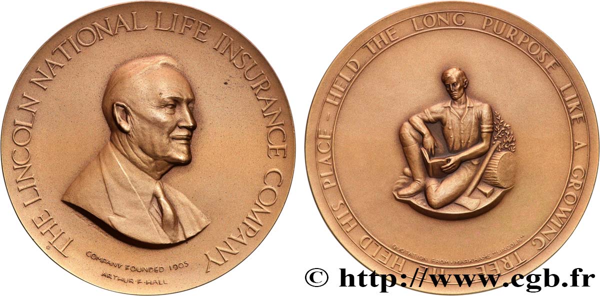 ASSURANCES Médaille, Arthur F Hall, Lincoln National Life Insurance Company AU