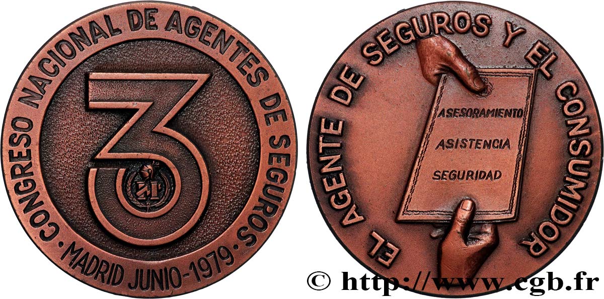 LES ASSURANCES Médaille, 3e Congrès National d’agents d’assurance q.SPL