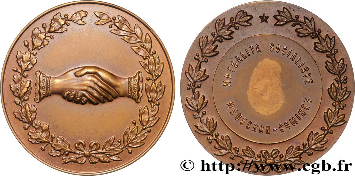 LES ASSURANCES Médaille, Mutualité socialiste SPL