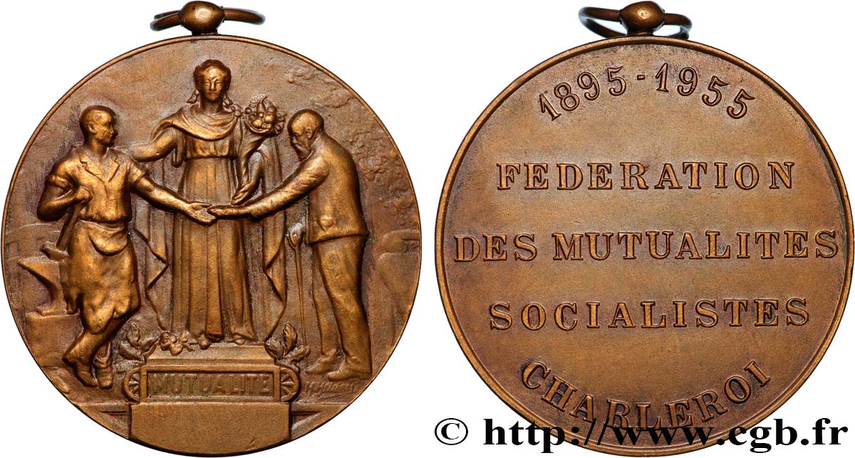 ASSURANCES Médaille, Fédération des mutualités socialistes TTB