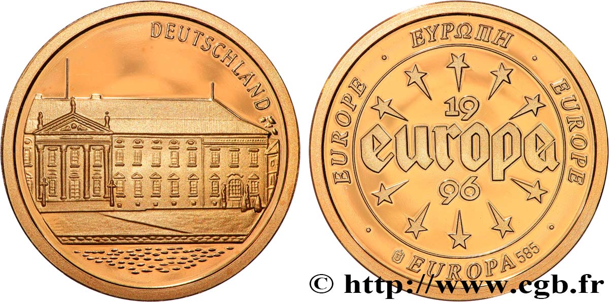 DEUTSCHLAND Médaille, Europe, Deutschland Polierte Platte