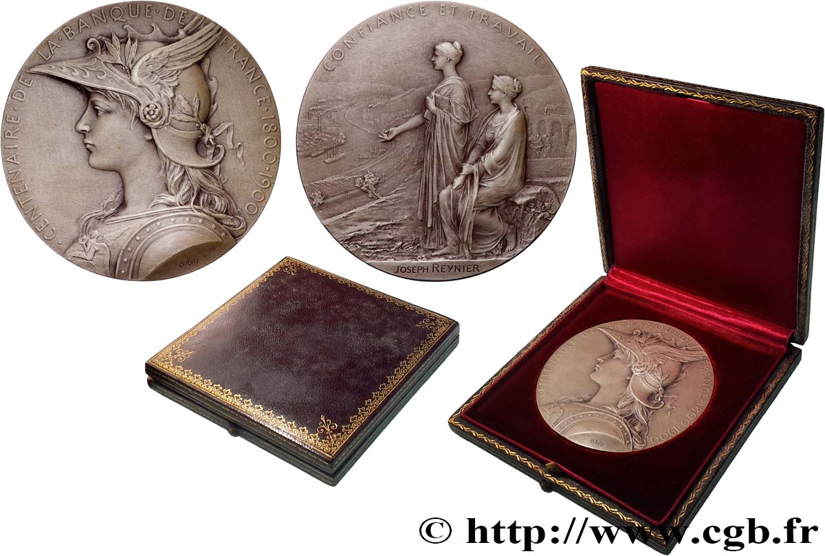 BANQUE DE FRANCE Médaille, Centenaire de la Banque de France VZ