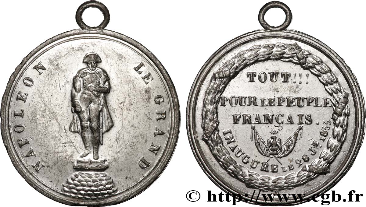 LOUIS-PHILIPPE Ier Médaille, Tout pour le peuple français TTB/TTB+