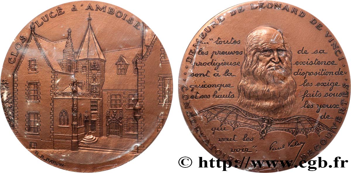 MONUMENTS ET HISTOIRE Médaille, Clos Lucé d’Amboise SPL