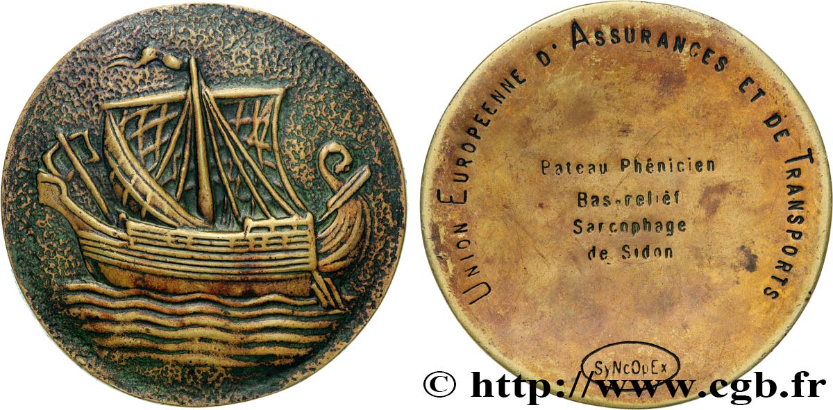 ASSURANCES Médaille, Union européenne d’assurances et de transports TTB
