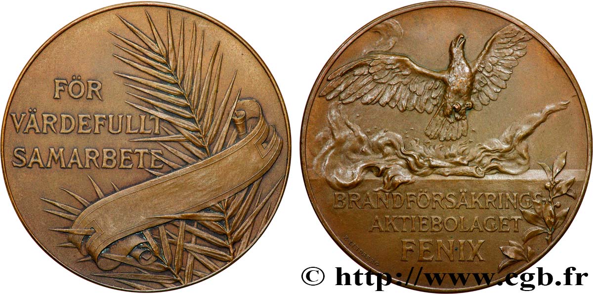 LES ASSURANCES Médaille de récompense, FENIX fVZ