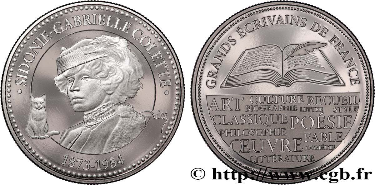 LITERATURE : WRITERS - POETS Médaille, Sidonie-Gabrielle Colette MS