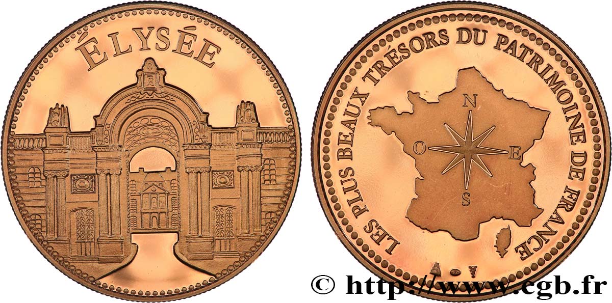 BUILDINGS AND HISTORY Médaille, L’Élysée MS