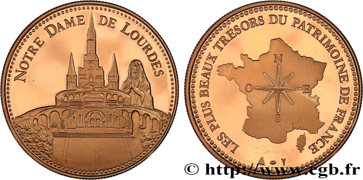 BUILDINGS AND HISTORY Médaille, Notre Dame de Lourdes AU