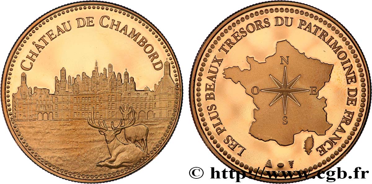 MONUMENTS ET HISTOIRE Médaille, Château de Chambord SUP