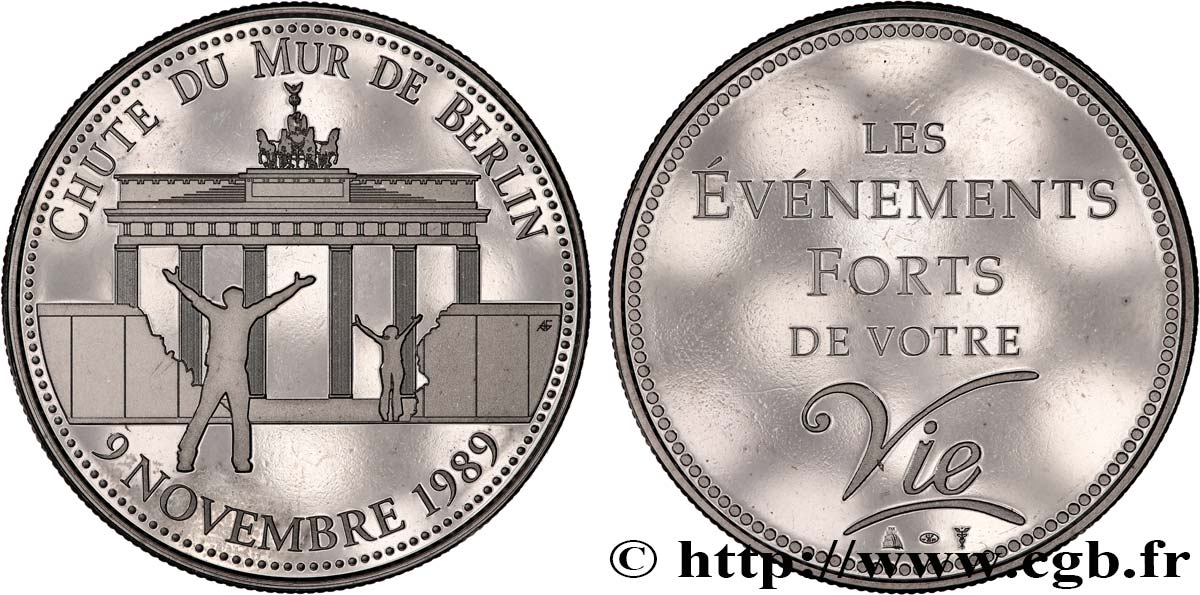 GERMANY Médaille, Chute du mur de Berlin AU