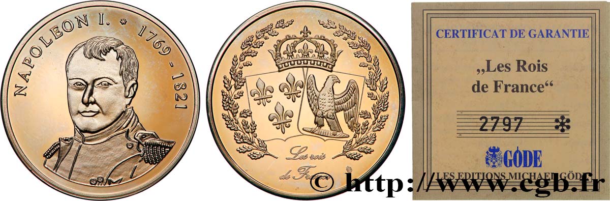 CINQUIÈME RÉPUBLIQUE Médaille, Napoléon Ier TTB+
