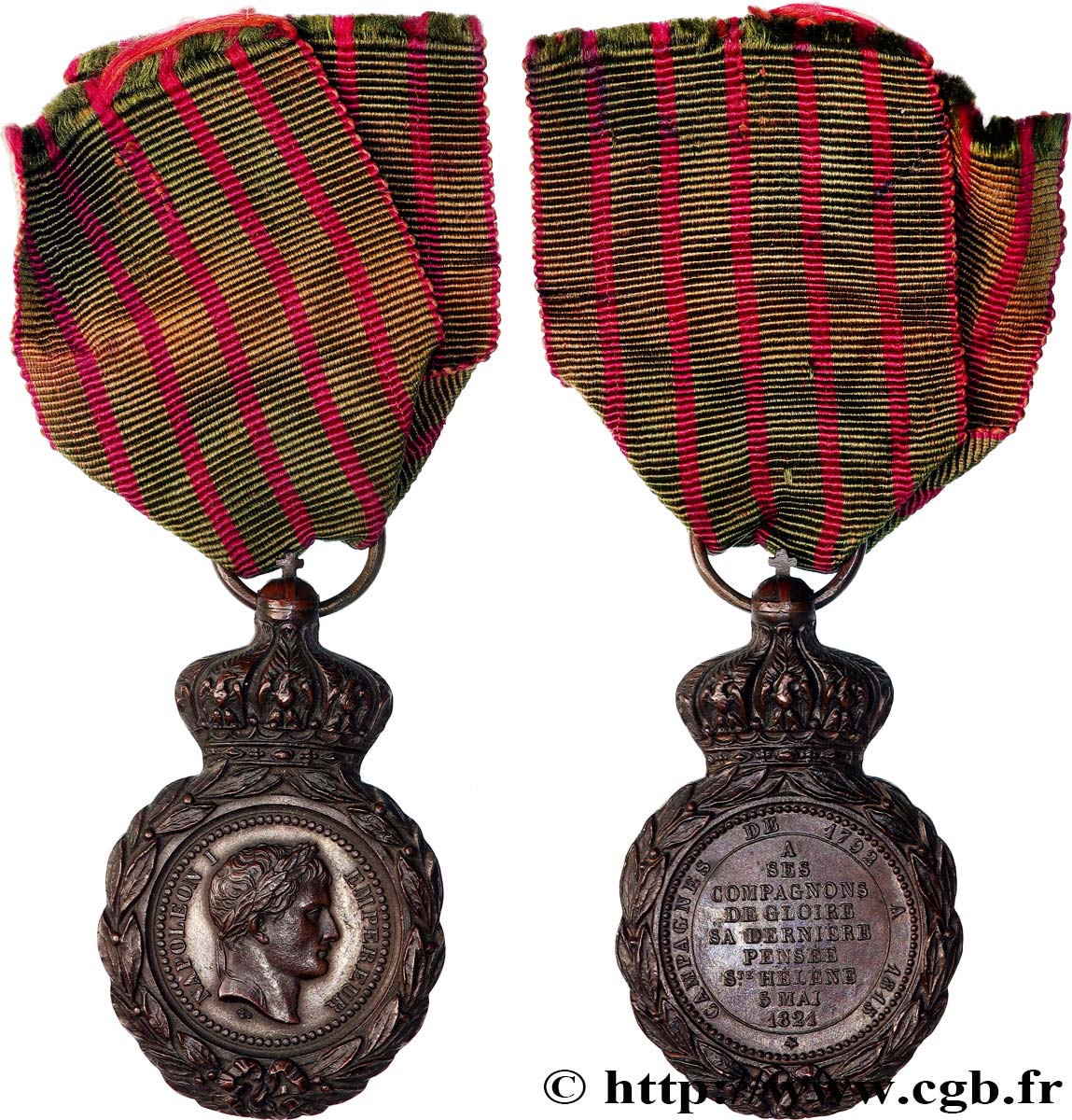 GESCHICHTE FRANKREICHS Médaille de Sainte-Hélène fVZ