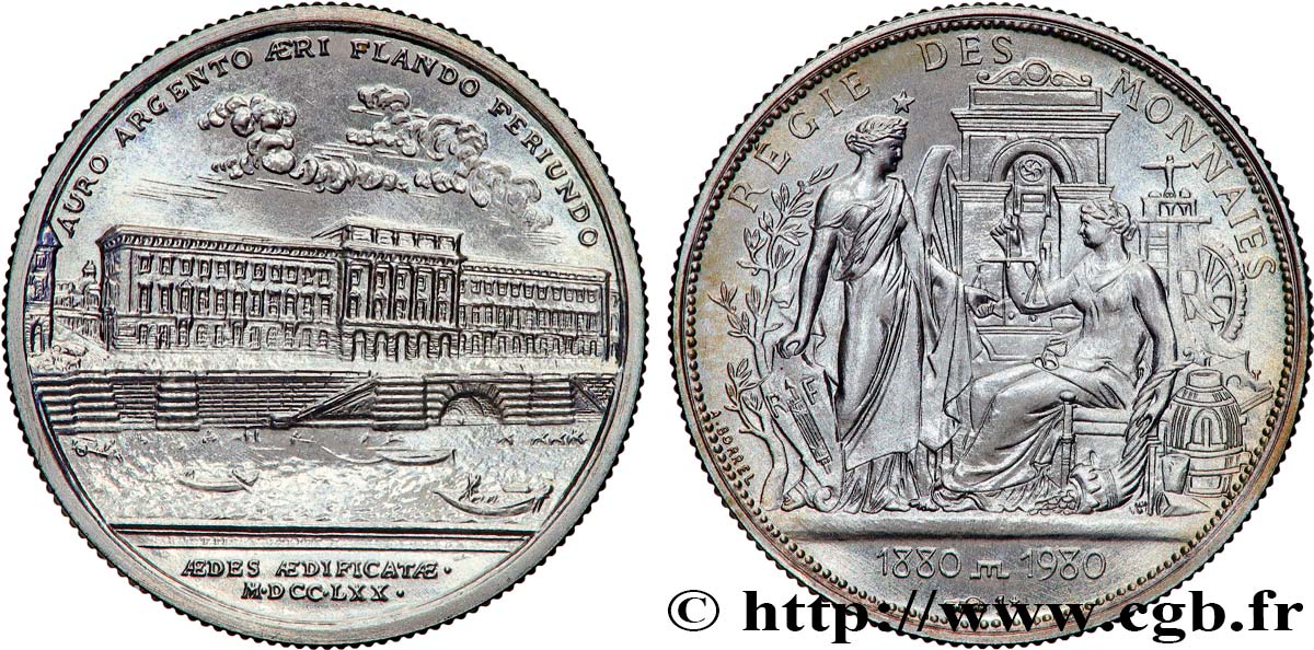 CINQUIÈME RÉPUBLIQUE Médaille, Régie des monnaies SPL