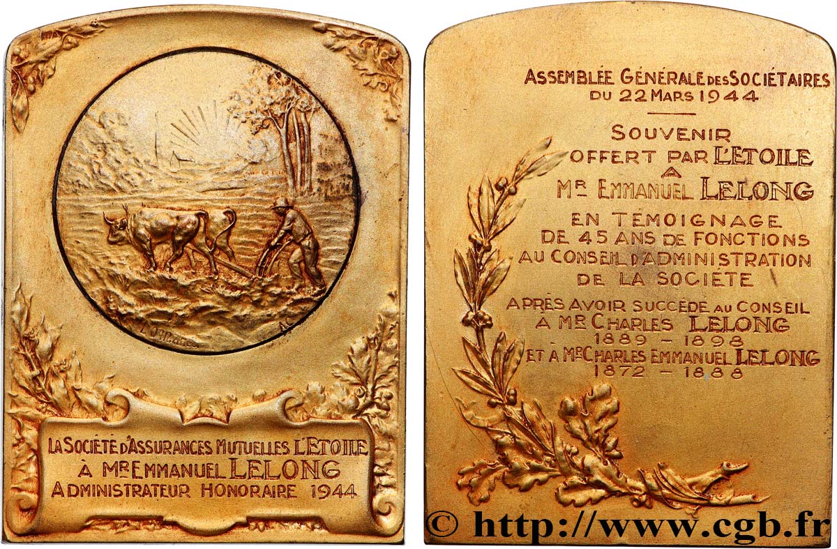 ASSURANCES Plaquette, La société d’Assurances Mutuelles, L’étoile TTB+