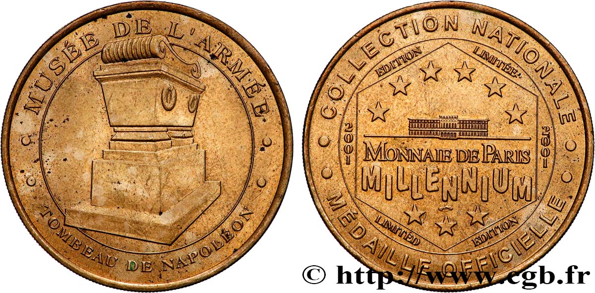 TOURISTIC MEDALS Médaille touristique, Musée de l’armée, Paris q.SPL
