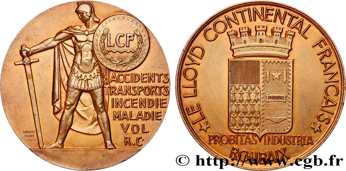 LES ASSURANCES Médaille, Le Lloyd Continental Français SPL/q.SPL