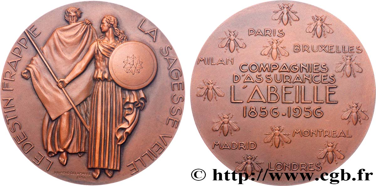 ASSURANCES Médaille, L’Abeille AU