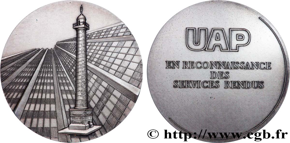 INSURANCES Médaille, UAP, Reconnaissance AU