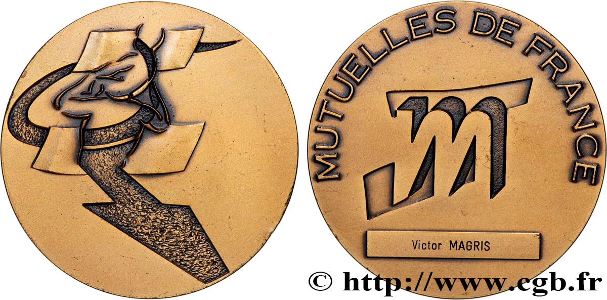 ASSURANCES Médaille, Mutuelles de France AU