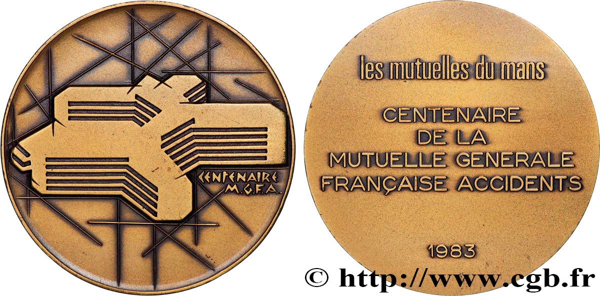 ASSURANCES Médaille, Les Mutuelles du Mans TTB+