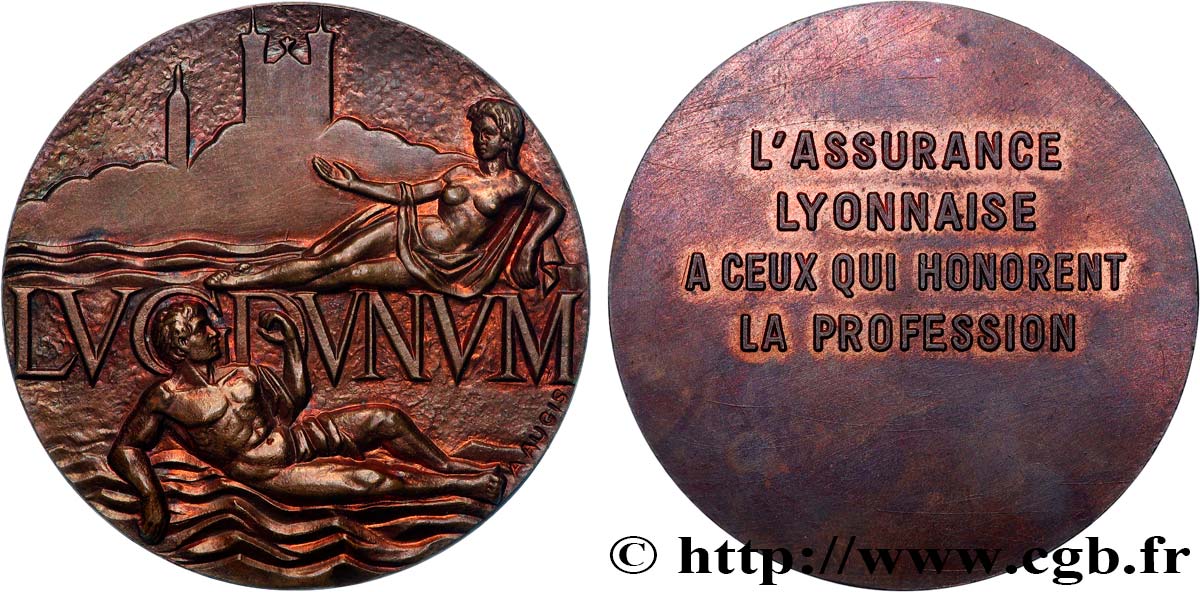 INSURANCES Médaille, Assurance lyonnaise AU