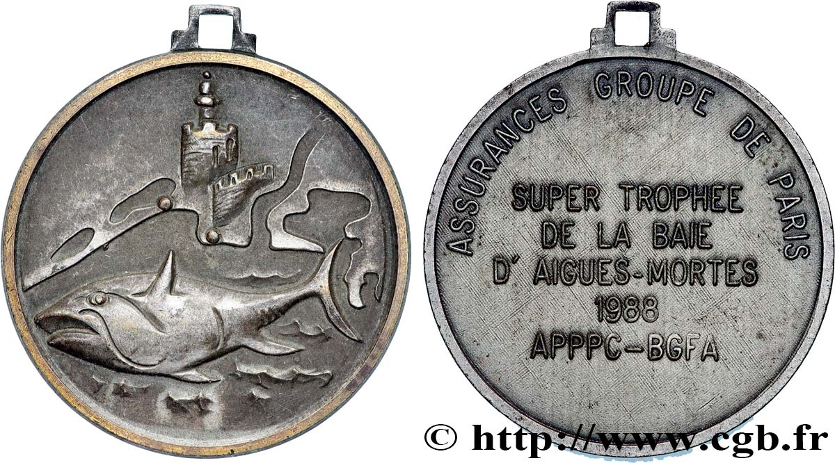 INSURANCES Médaille, Assurances Groupe de Paris, Super trophée de la Baie d’Aigues-Mortes XF