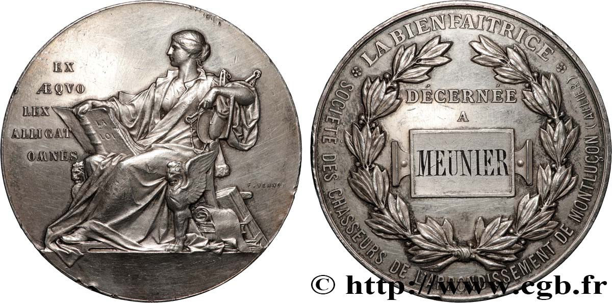 ASSURANCES Médaille, La Bienfaitrice TTB