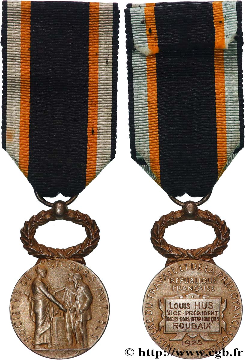 ASSURANCES Médaille, Société de secours mutuels TTB+