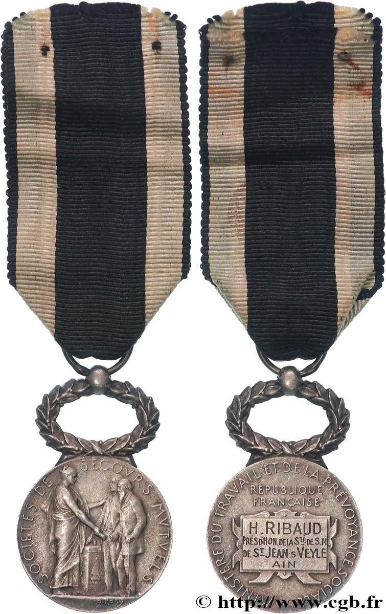 LES ASSURANCES Médaille, Société de secours mutuels q.SPL