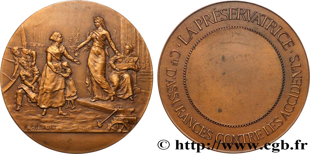 ASSURANCES Médaille, La Préservatrice AU