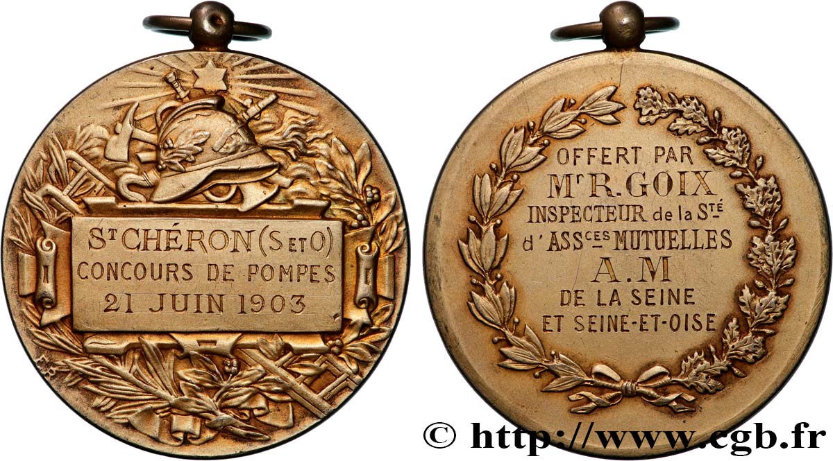 INSURANCES Médaille, Concours de pompes AU