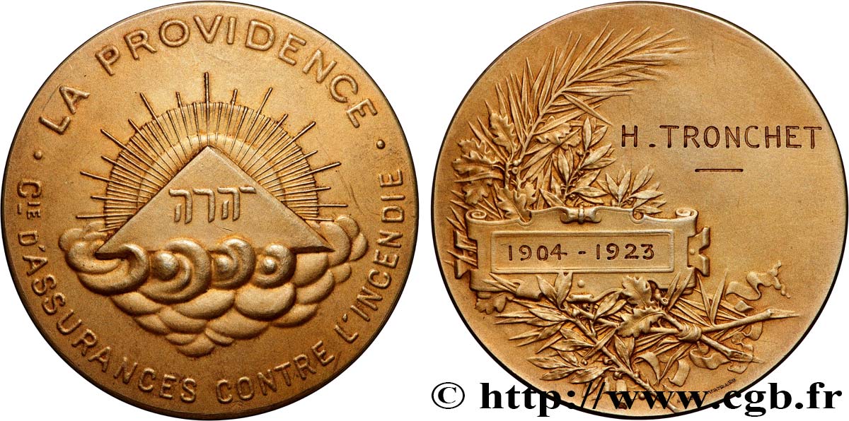 ASSURANCES Médaille, La Providence TTB