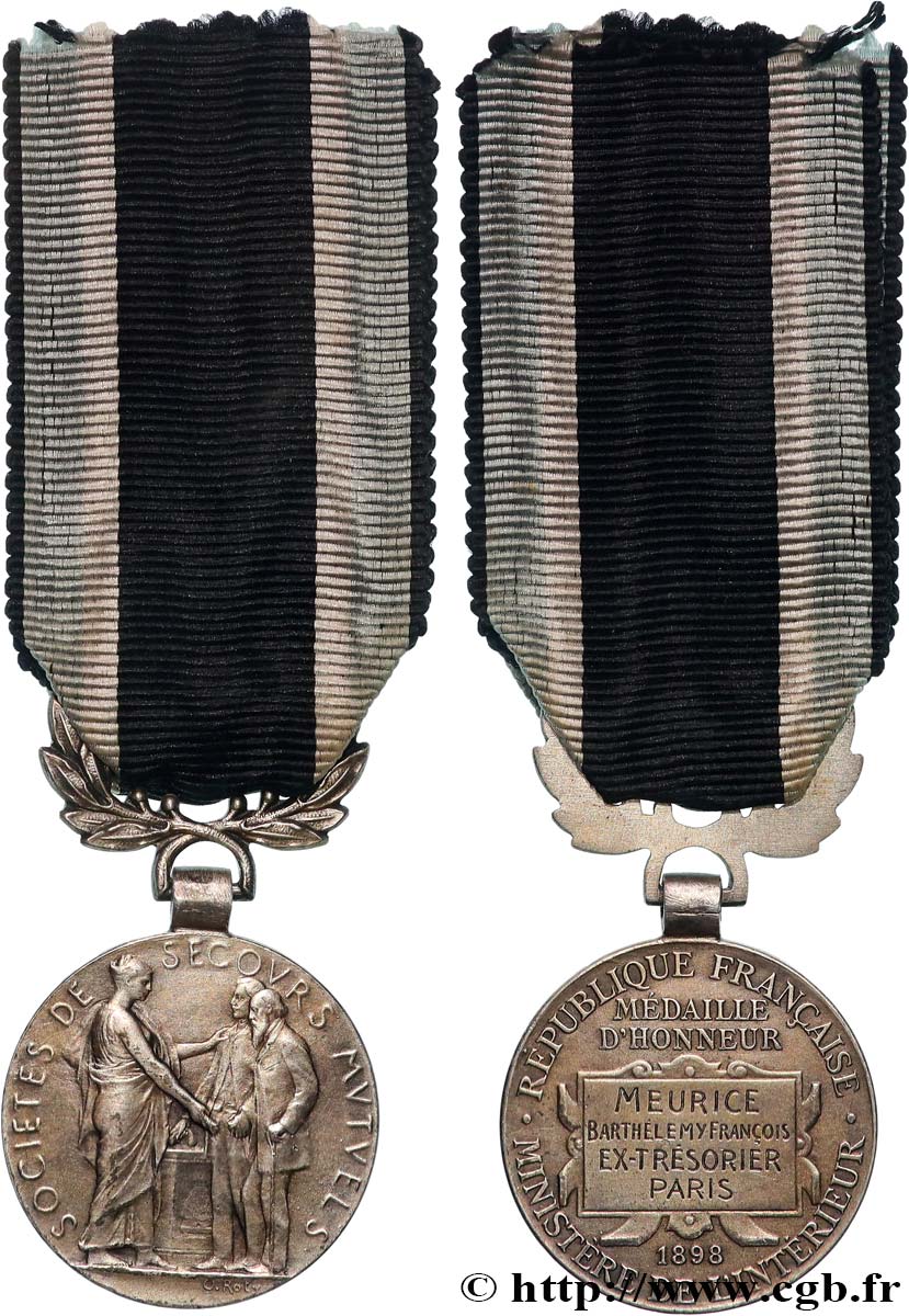 LES ASSURANCES Médaille, Société de secours mutuels MBC