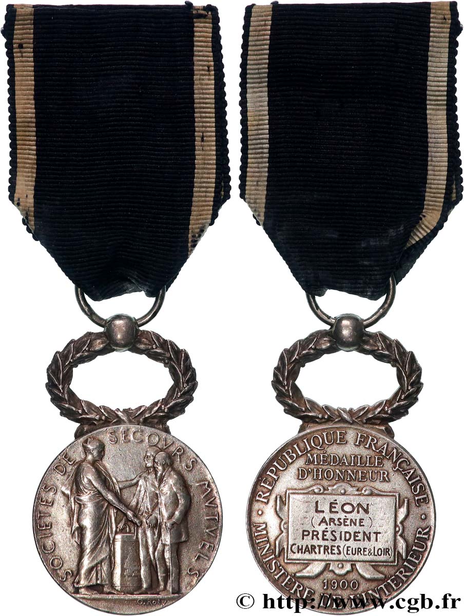 INSURANCES Médaille, Société de secours mutuels XF