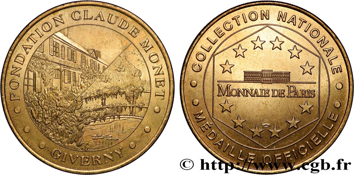 TOURISTIC MEDALS Médaille touristique, Fondation Claude Monet, Giverny AU