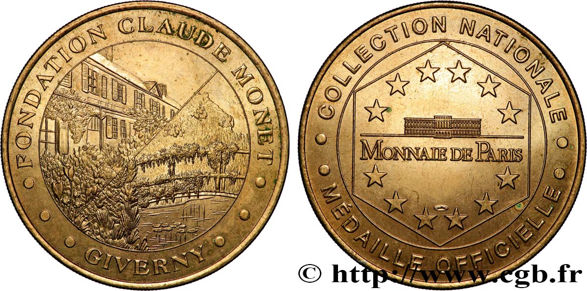 TOURISTIC MEDALS Médaille touristique, Fondation Claude Monet, Giverny AU