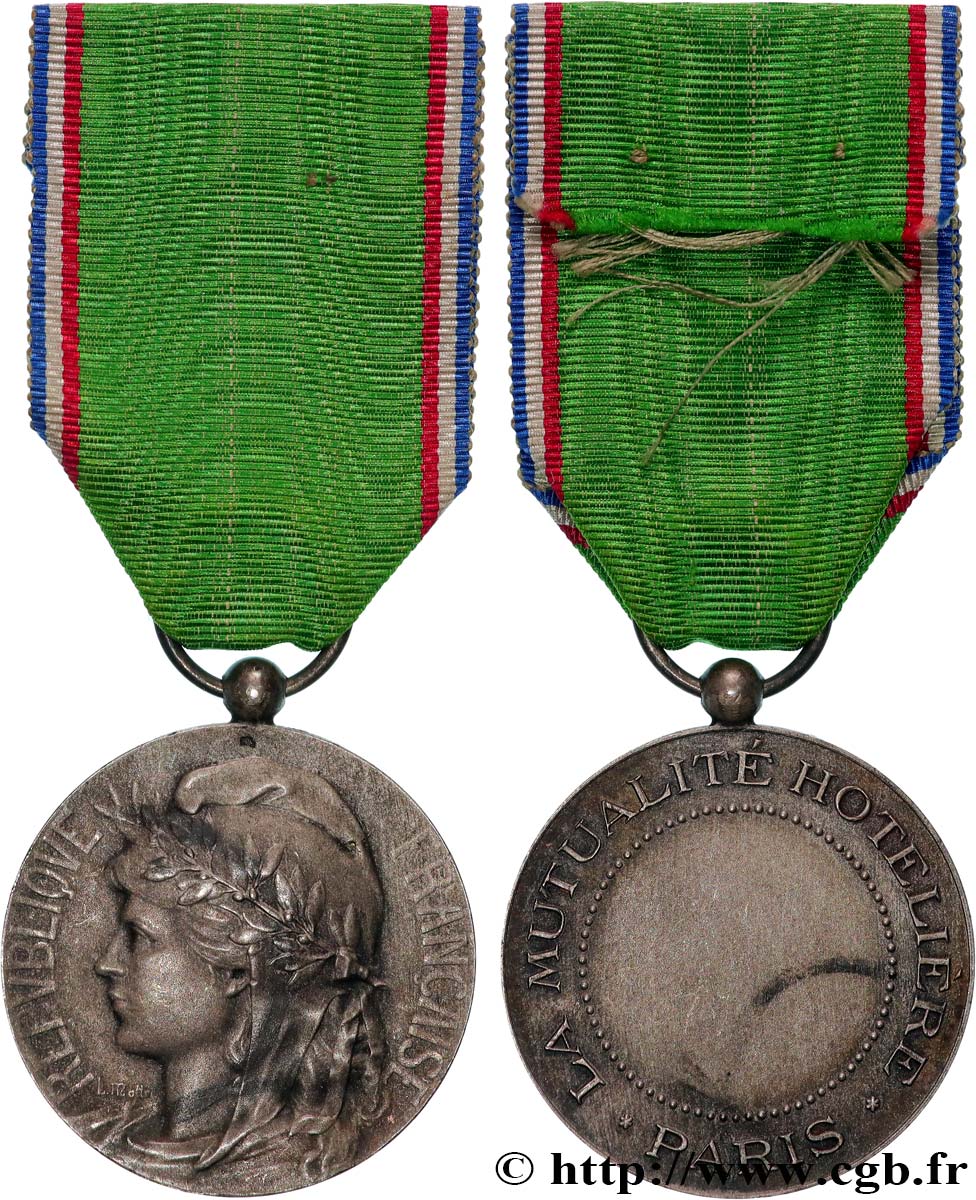 ASSURANCES Médaille, La Mutualité hôtelière de Paris SUP