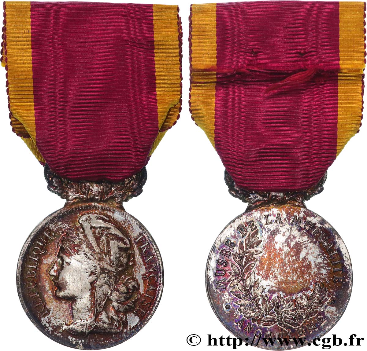 ASSURANCES Médaille, Mutualité, Musée de la mutualité SUP