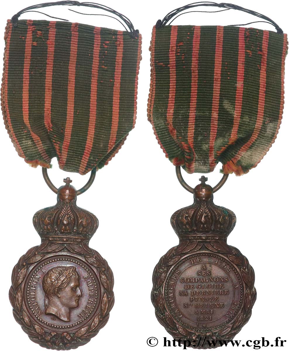 GESCHICHTE FRANKREICHS Médaille de Sainte-Hélène SS