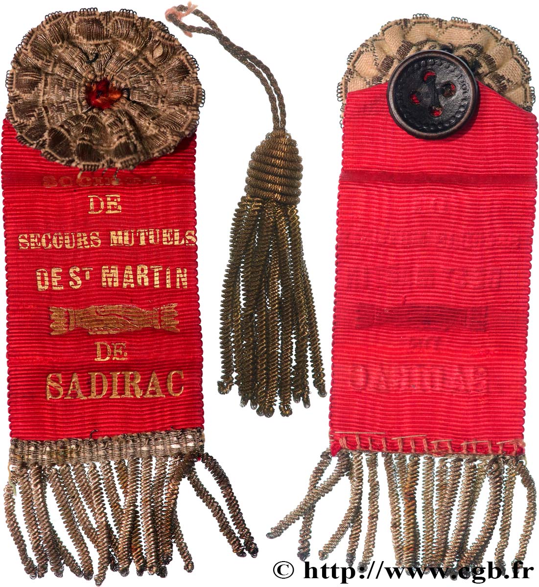 LES ASSURANCES Médaille, Société de secours mutuels de Saint Martin fVZ