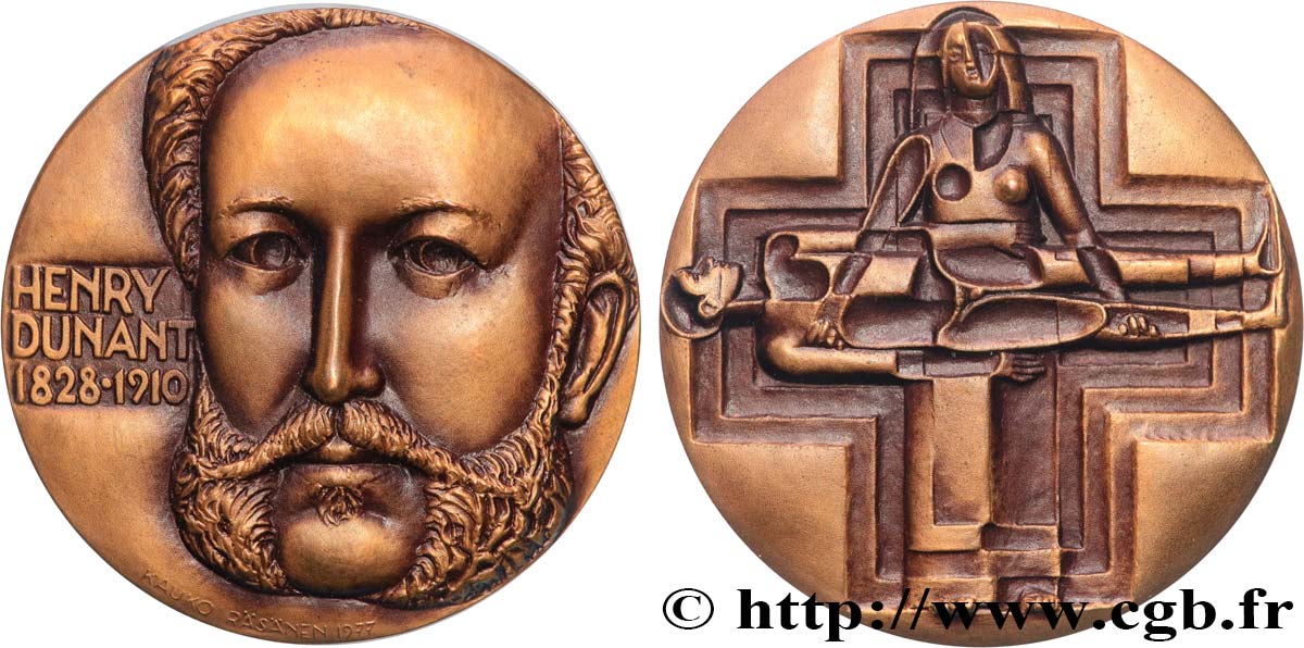 MEDICINE - MEDICAL SOCIETIES - DOCTORS Médaille, Henry Dunant AU